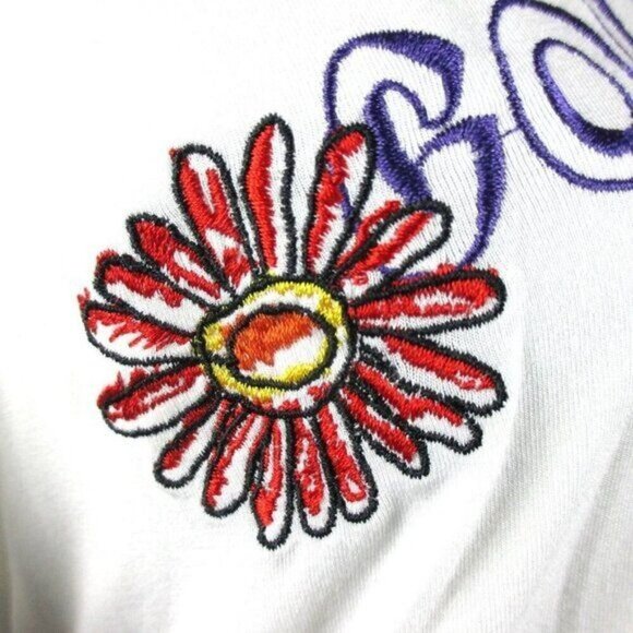 Colin Locascio Tannie Novelty T-Shirt Feminine Size L $110 - Picture 8 of 13